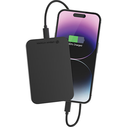 Urban Vitamin Burbank 3000mAh powerbank tillverkad av RCS-plast/aluminium, Bild 5