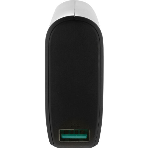 FlashCharge 20.000mAh Fast-Charge Powerbank Aus RCS RPlastik , schwarz, ABS - recycelt, 15,20cm x 2,60cm (Länge x Höhe), Bild 5