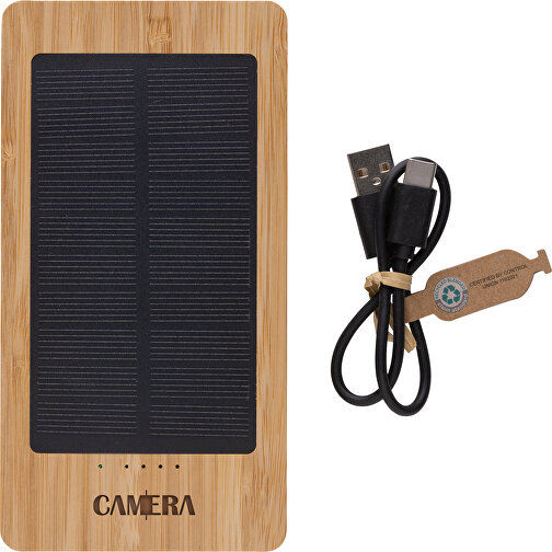 Sunwick 10.000mah Bamboo Solar Powerbank, Immagine 7