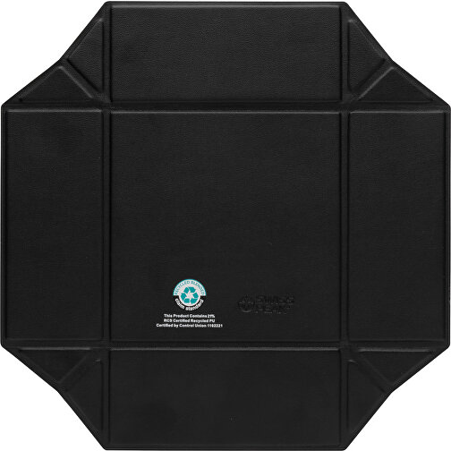 Swiss Peak Faltbare Magnetbox Aus RCS Recyceltem PU , schwarz, PU - recycelt, 21,00cm x 0,20cm (Länge x Höhe), Bild 5