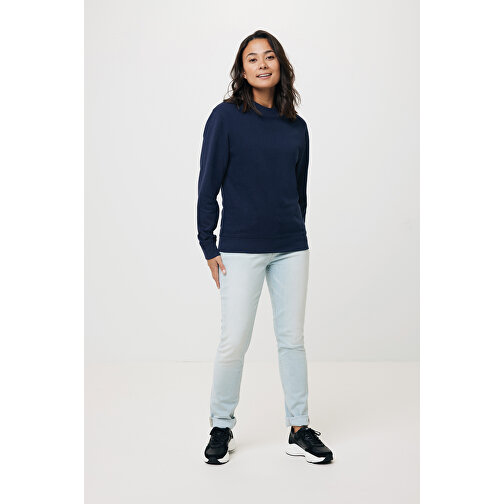 Iqoniq Zion Rundhals-Sweater Aus Recycelter Baumwolle , navy blau, 50% recycelte und 50% biologische Baumwolle, 4XL, 82,00cm x 1,00cm (Länge x Höhe), Bild 6