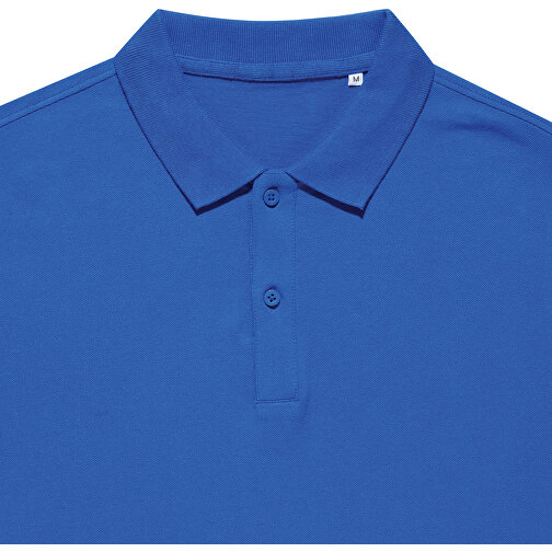 Iqoniq Yosemite Piqué-Poloshirt Aus Recycelter Baumwolle , Königsblau, 50% recycelte und 50% biologische Baumwolle, L, 73,00cm x 1,00cm (Länge x Höhe), Bild 3