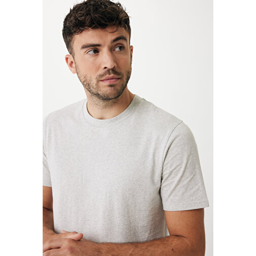 Iqoniq Sierra Lightweight T-Shirt Aus Recycelter Baumwolle , ungefärbte helles Grau, 30% recycelte und 70% biologische Baumwolle, XL, 77,00cm x 1,00cm (Länge x Höhe), Bild 12