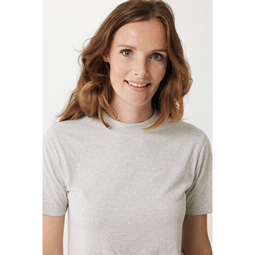 Iqoniq Sierra Lightweight T-Shirt Aus Recycelter Baumwolle , ungefärbte helles Grau, 30% recycelte und 70% biologische Baumwolle, S, 69,00cm x 1,00cm (Länge x Höhe), Bild 11