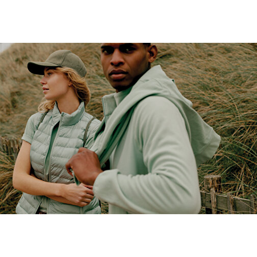 Iqoniq Meru Damen Bodywarmer Aus Recyceltem Polyester , Iceberg green, 100% recyceltes Polyester, XXS, 52,00cm x 0,50cm (Länge x Höhe), Bild 14