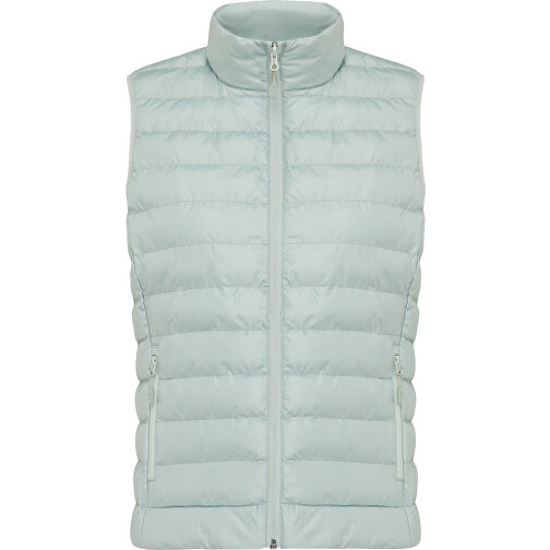 Iqoniq Meru Damen Bodywarmer Aus Recyceltem Polyester , Iceberg green, 100% recyceltes Polyester, XXL, 68,00cm x 0,50cm (Länge x Höhe), Bild 1