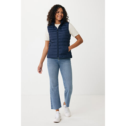 Iqoniq Meru Damen Bodywarmer Aus Recyceltem Polyester , navy blau, 100% recyceltes Polyester, XXS, 52,00cm x 0,50cm (Länge x Höhe), Bild 3