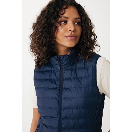 Iqoniq Meru Damen Bodywarmer Aus Recyceltem Polyester , navy blau, 100% recyceltes Polyester, M, 62,00cm x 0,50cm (Länge x Höhe), Bild 7