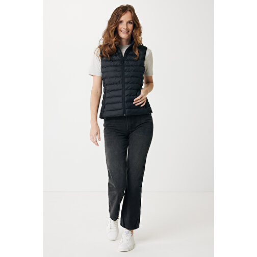 Iqoniq Meru Damen Bodywarmer Aus Recyceltem Polyester , schwarz, 100% recyceltes Polyester, XXL, 68,00cm x 0,50cm (Länge x Höhe), Bild 6