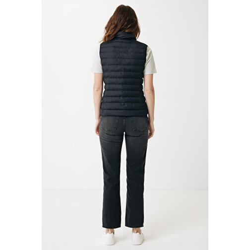 Iqoniq Meru Damen Bodywarmer Aus Recyceltem Polyester , schwarz, 100% recyceltes Polyester, XXL, 68,00cm x 0,50cm (Länge x Höhe), Bild 7