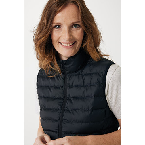 Iqoniq Meru Damen Bodywarmer Aus Recyceltem Polyester , schwarz, 100% recyceltes Polyester, S, 60,00cm x 0,50cm (Länge x Höhe), Bild 9