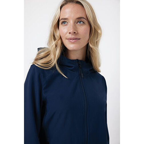 Iqoniq Makalu Damen Softshelljacke Aus Recyceltem Polyester , navy blau, 91% recyceltes Polyester, 7% recyceltes TPU, 2% Elastan, XS, 62,00cm x 2,50cm (Länge x Höhe), Bild 12