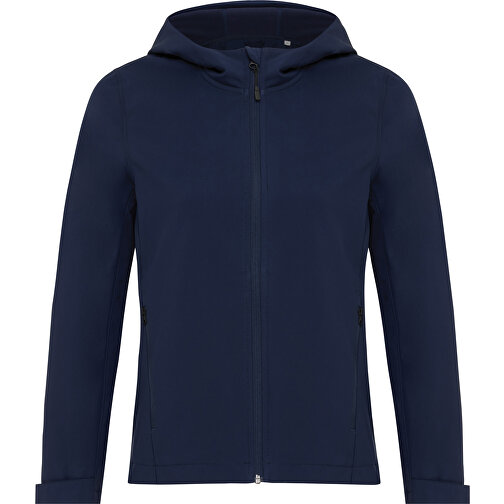 Iqoniq Makalu Damen Softshelljacke Aus Recyceltem Polyester , navy blau, 91% recyceltes Polyester, 7% recyceltes TPU, 2% Elastan, XL, 70,00cm x 3,00cm (Länge x Höhe), Bild 1