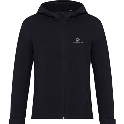 Iqoniq Makalu Damen Softshelljacke Aus Recyceltem Polyester , schwarz, 91% recyceltes Polyester, 7% recyceltes TPU, 2% Elastan, XXL, 72,00cm x 3,00cm (Länge x Höhe), Bild 11