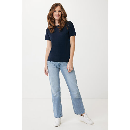 Iqoniq Yala Damen T-Shirt Aus Recycelter Baumwolle , navy blau, 30% recycelte und 70% biologische Baumwolle, XXL, 73,00cm x 1,00cm (Länge x Höhe), Bild 3