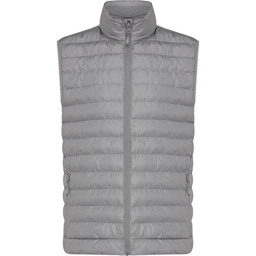 Iqoniq Meru Herren Bodywarmer Aus Recyceltem Polyester , Silbergrau, 100% recyceltes Polyester, XXL, 75,00cm x 0,50cm (Länge x Höhe), Bild 1