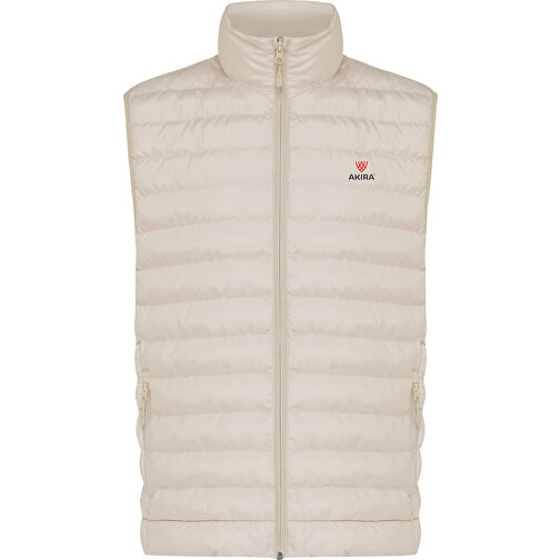 Iqoniq Meru Herren Bodywarmer Aus Recyceltem Polyester , beige, 100% recyceltes Polyester, S, 67,00cm x 0,50cm (Länge x Höhe), Bild 12