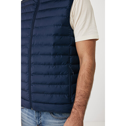 Iqoniq Meru Herren Bodywarmer Aus Recyceltem Polyester , navy blau, 100% recyceltes Polyester, XXL, 75,00cm x 0,50cm (Länge x Höhe), Bild 12