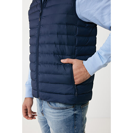 Iqoniq Meru Herren Bodywarmer Aus Recyceltem Polyester , navy blau, 100% recyceltes Polyester, XXL, 75,00cm x 0,50cm (Länge x Höhe), Bild 13