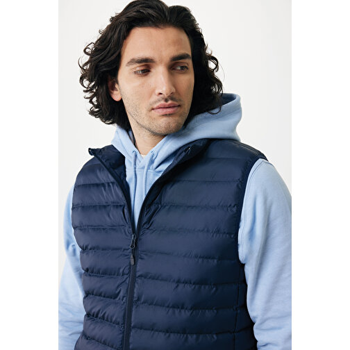 Iqoniq Meru Herren Bodywarmer Aus Recyceltem Polyester , navy blau, 100% recyceltes Polyester, S, 67,00cm x 0,50cm (Länge x Höhe), Bild 11