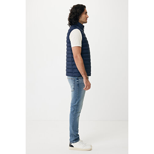 Iqoniq Meru Herren Bodywarmer Aus Recyceltem Polyester , navy blau, 100% recyceltes Polyester, M, 69,00cm x 0,50cm (Länge x Höhe), Bild 8