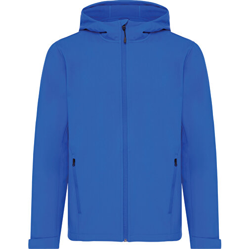 Iqoniq Makalu Herren Softshelljacke Aus Recyceltem Polyester , Königsblau, 91% recyceltes Polyester, 7% recyceltes TPU, 2% Elastan, XL, 75,00cm x 3,00cm (Länge x Höhe), Bild 1