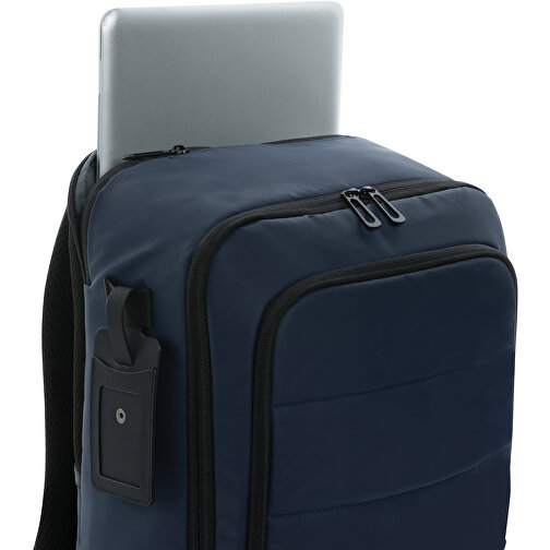 Armond AWARE™ RPET 15.6' Laptop-Rucksack , navy blau, PET - recycelt, 31,00cm x 44,00cm (Länge x Höhe), Bild 7