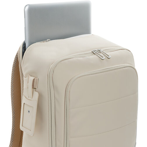 Armond AWARE™ RPET 15.6' Laptop-Rucksack , beige, PET - recycelt, 31,00cm x 44,00cm (Länge x Höhe), Bild 7