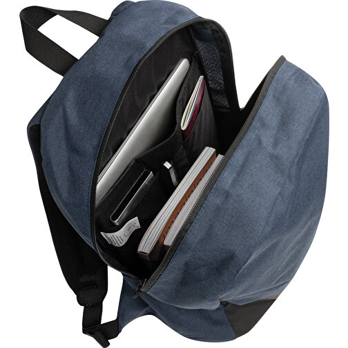 Kazu AWARE™ 15,6' RPET Laptop-Rucksack , blau, PET - recycelt, 28,00cm x 46,80cm (Länge x Höhe), Bild 5