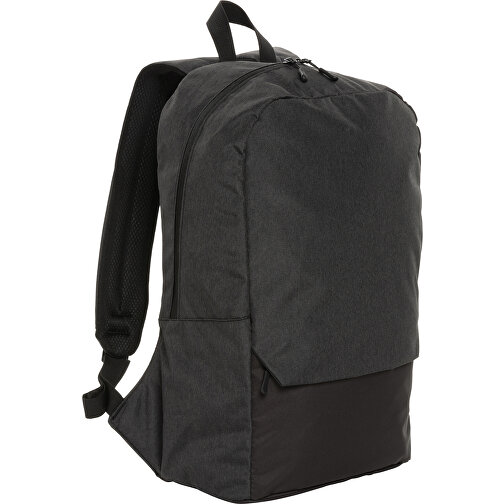 Kazu AWARE™ 15,6' RPET Laptop-Rucksack , schwarz, PET - recycelt, 28,00cm x 46,80cm (Länge x Höhe), Bild 1