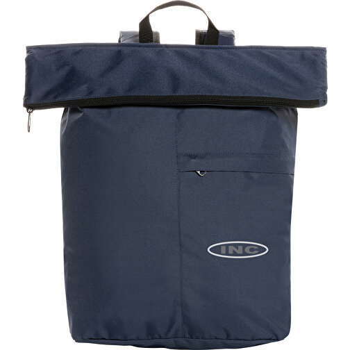 Dillon AWARE™ RPET Faltbarer Lightweight-Rucksack , navy blau, PET - recycelt, 30,00cm x 46,00cm (Länge x Höhe), Bild 7