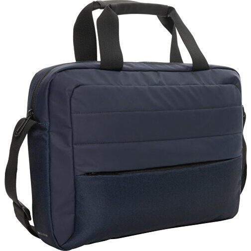 Armond AWARE™ RPET 15.6' Laptop-Tasche , navy blau, PET - recycelt, 40,00cm x 28,00cm (Länge x Höhe), Bild 1