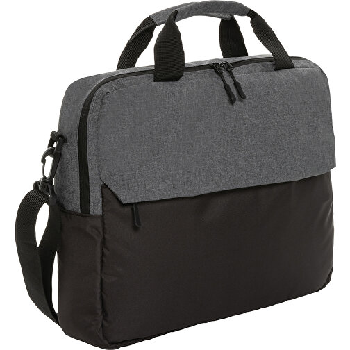 Kazu AWARE™ 15,6' RPET Laptop-Tasche , grau, PET - recycelt, 39,50cm x 30,00cm (Länge x Höhe), Bild 1