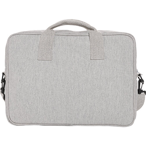 Laluka AWARE™ 15.4' Laptop-Tasche Aus Recycelter Baumwolle , grau, Baumwolle - recycelt, 39,00cm x 5,00cm (Länge x Höhe), Bild 3