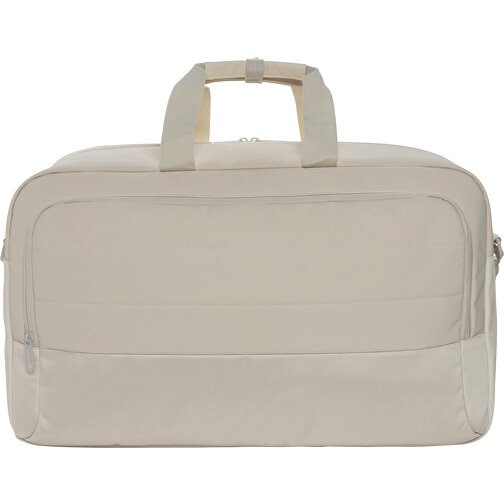 Armond AWARE™ RPET Weekend-Duffel , beige, PET - recycelt, 55,00cm x 32,00cm (Länge x Höhe), Bild 2