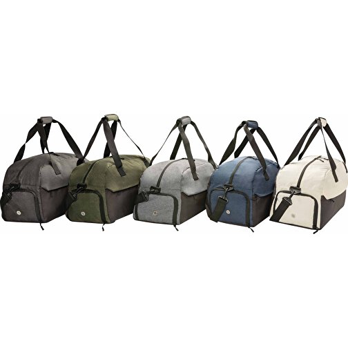 Kazu AWARE™ RPET Weekend-Duffel-Bag , grün, PET - recycelt, 50,50cm x 25,50cm (Länge x Höhe), Bild 8