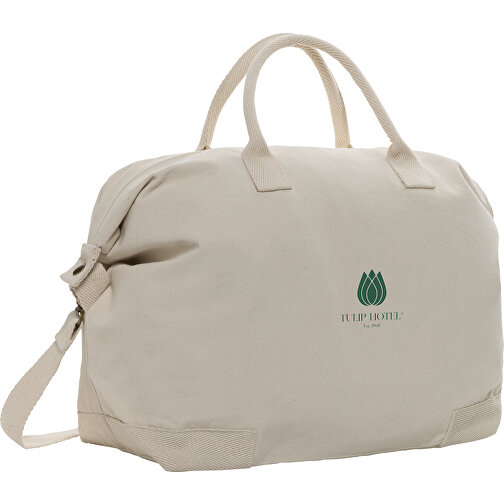 Kezar AWARE™ 500g/m² Wochenendtasche Aus Recyceltem Canvas , off white, Canvas - recycelt, 64,00cm x 40,00cm (Länge x Höhe), Bild 6