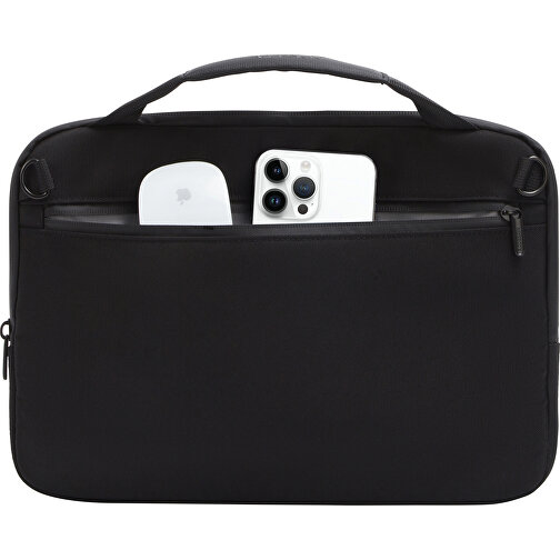 XD Design 14' Laptop Tasche, Schwarz , schwarz, PET - recycelt,PU, 35,00cm x 24,00cm x 2,50cm (Länge x Höhe x Breite), Bild 17