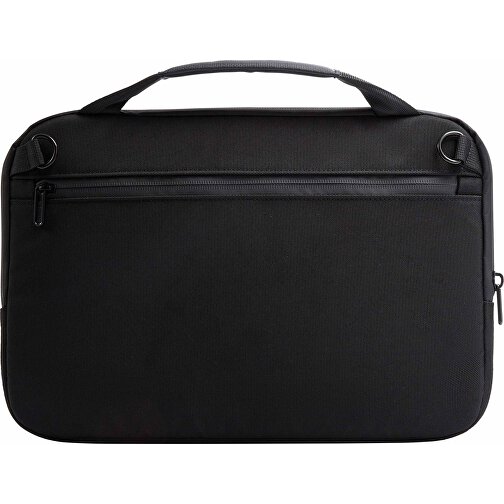 XD Design 14' Laptop Tasche, Schwarz , schwarz, PET - recycelt,PU, 35,00cm x 24,00cm x 2,50cm (Länge x Höhe x Breite), Bild 4