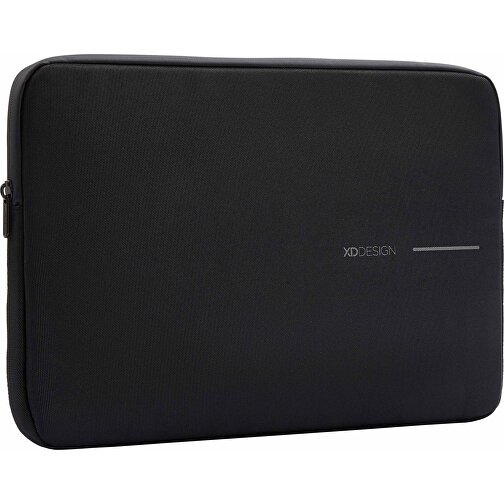 XD Design 16' Laptop Sleeve, Schwarz , schwarz, PET - recycelt, 38,50cm x 27,00cm x 2,50cm (Länge x Höhe x Breite), Bild 1