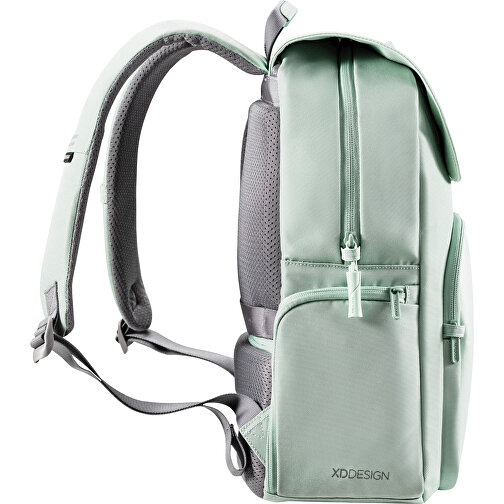 Soft Daypack , grün, PET - recycelt, 32,00cm x 41,50cm (Länge x Höhe), Bild 4