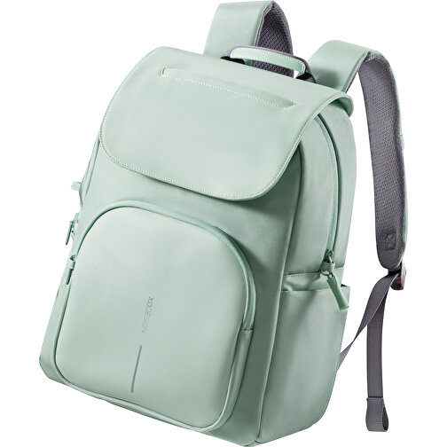 Soft Daypack , grün, PET - recycelt, 32,00cm x 41,50cm (Länge x Höhe), Bild 5