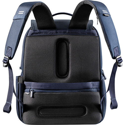 Soft Daypack , navy blau, PET - recycelt, 32,00cm x 41,50cm (Länge x Höhe), Bild 3