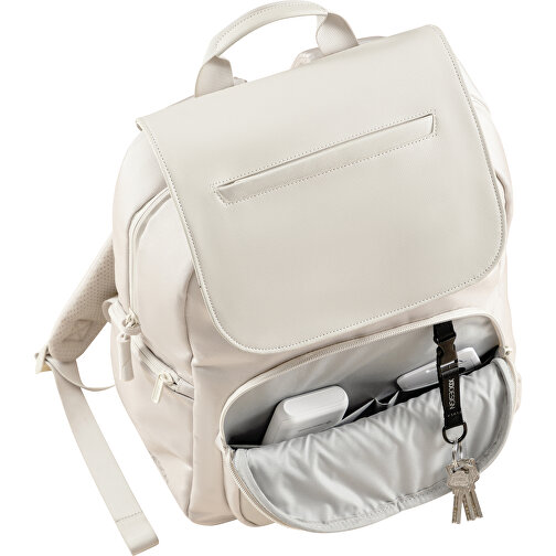 Soft Daypack , beige, PET - recycelt, 32,00cm x 41,50cm (Länge x Höhe), Bild 15