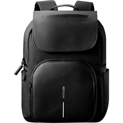 Soft Daypack , schwarz, PET - recycelt, 32,00cm x 41,50cm (Länge x Höhe), Bild 2