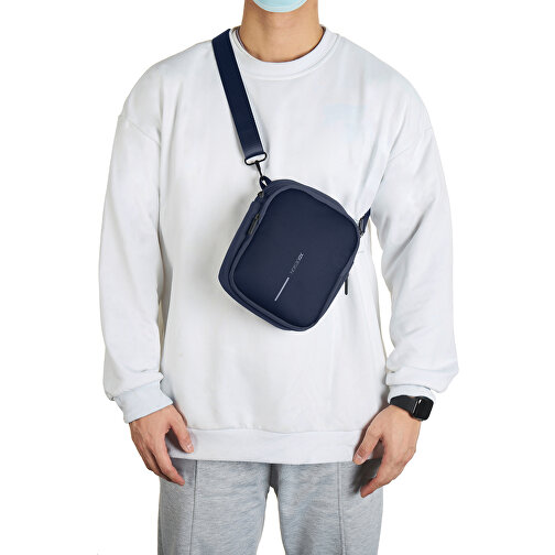 Boxy Sling , navy blau, PET - recycelt, 16,00cm x 21,00cm (Länge x Höhe), Bild 15