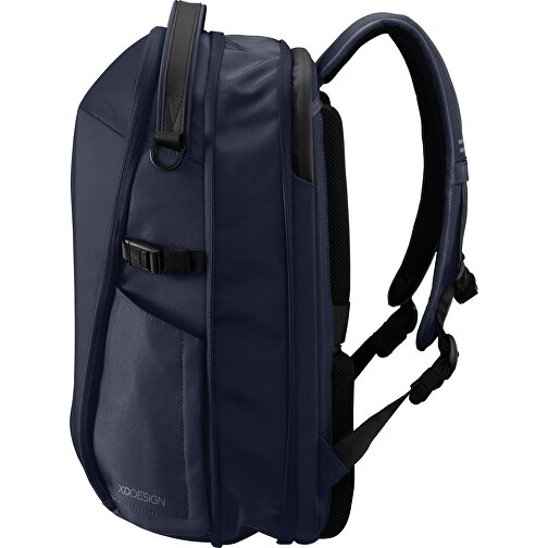 Bizz Rucksack , navy blau, PET - recycelt, 32,00cm x 18,00cm (Länge x Höhe), Bild 10