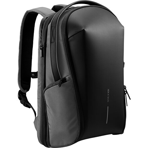 Bizz Rucksack , anthrazit, PET - recycelt, 32,00cm x 18,00cm (Länge x Höhe), Bild 1