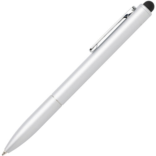 Kymi Stift Mit Stylus Aus RCS Recyceltem Aluminum , silber, Recycelte Aluminiumlegierung, 12,90cm (Höhe), Bild 1