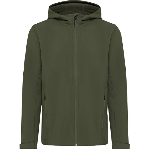 Iqoniq Makalu Herren Softshelljacke Aus Recyceltem Polyester , khaki, 91% recyceltes Polyester, 7% recyceltes TPU, 2% Elastan, XL, 75,00cm x 3,00cm (Länge x Höhe), Bild 1